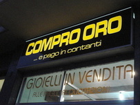 COMPRO ORO TORINO - Corso Corsica 9 TORINO - Insegna